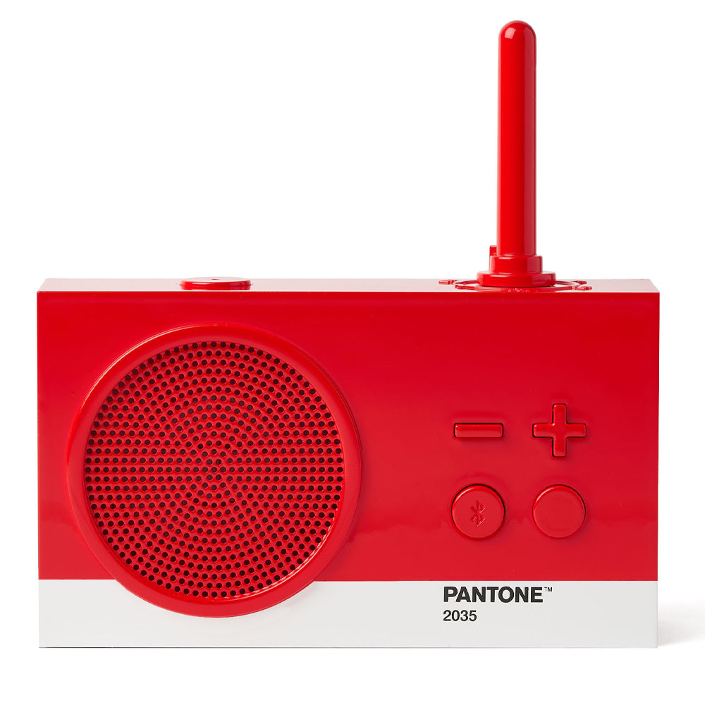 Lexon Thykho 3 Fm Radio & Bluetooth Speaker PANTONE -2035 Red V398-LD-LA119PT-R