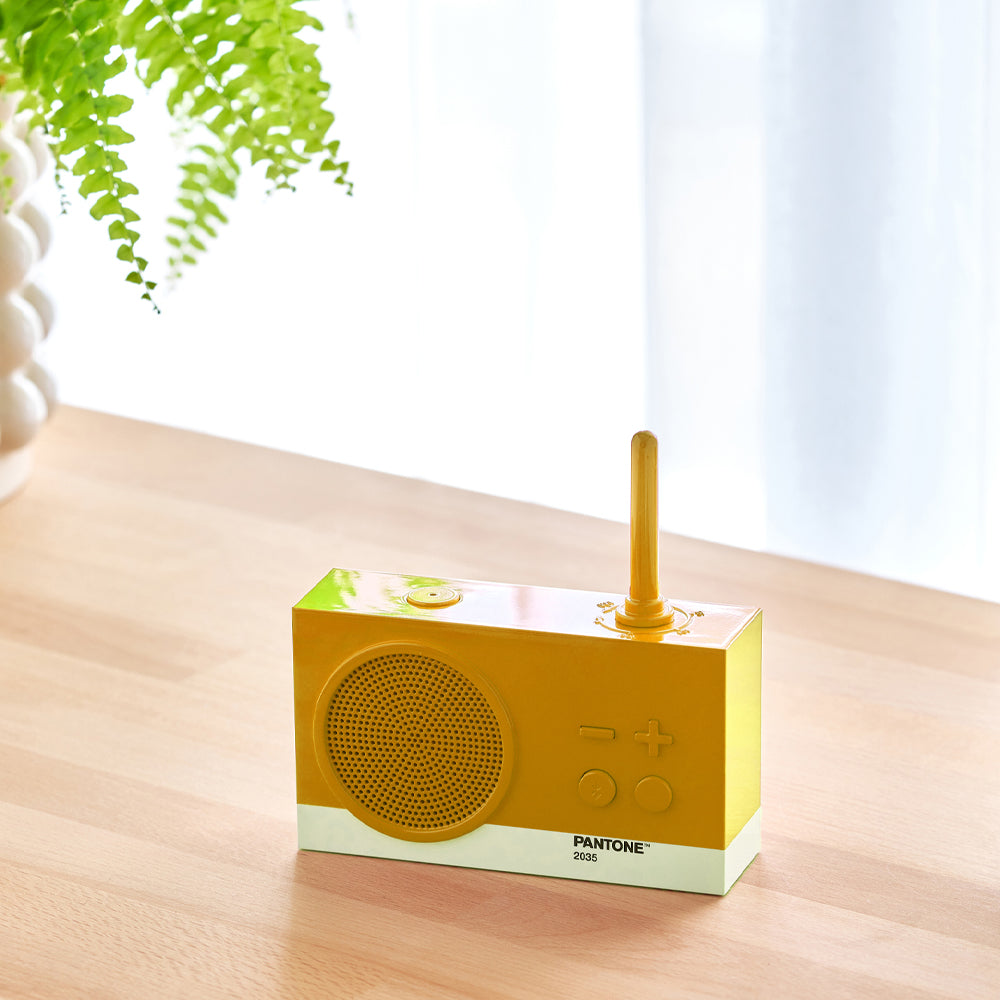 Lexon Thykho 3 Fm Radio & Bluetooth Speaker PANTONE -Yellow V398-LD-LA119PT-Y