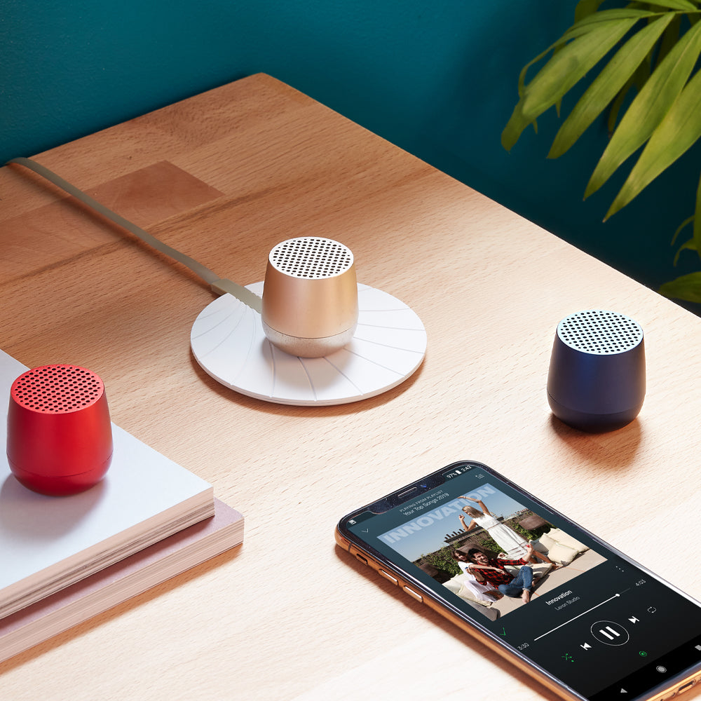Lexon Mino+ Mini Bluetooth Speaker - Alu Polish V398-LD-LA125AP