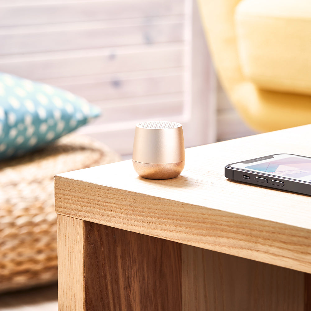 Lexon Mino+ Mini Bluetooth Speaker - Gold V398-LD-LA125D