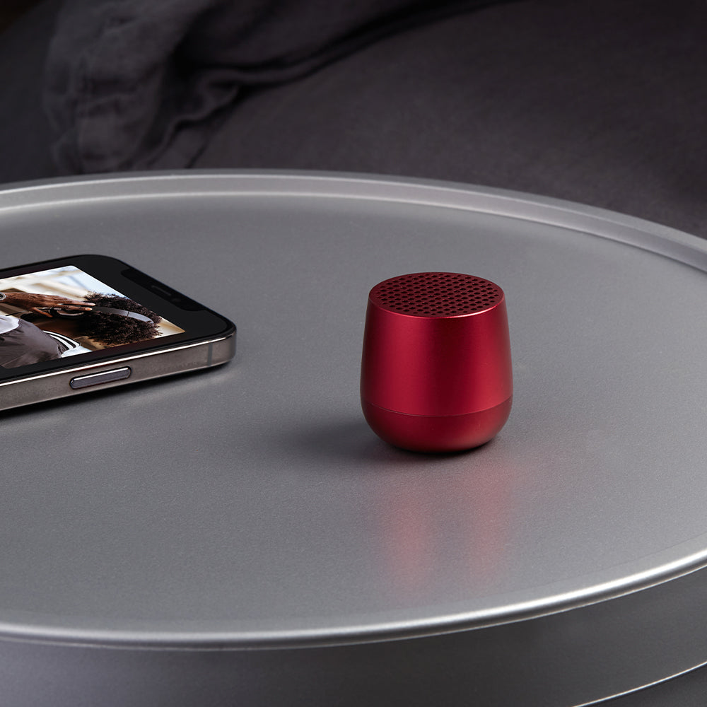 Lexon Mino+ Mini Bluetooth Speaker - Red V398-LD-LA125DR