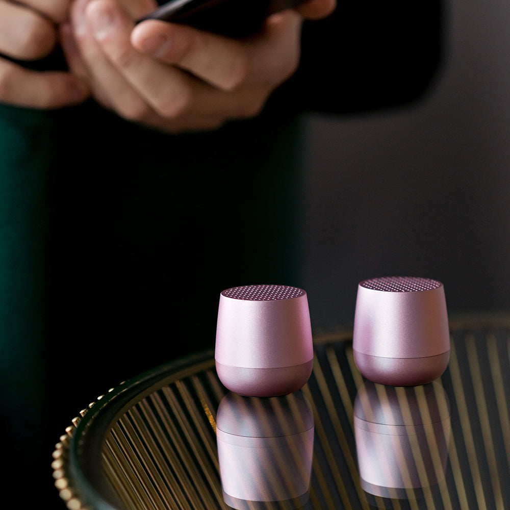 Lexon Mino+ Mini Bluetooth Speaker - Pink V398-LD-LA125LP