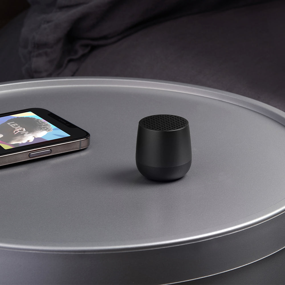 Lexon Mino+ Mini Bluetooth Speaker - Black V398-LD-LA125N