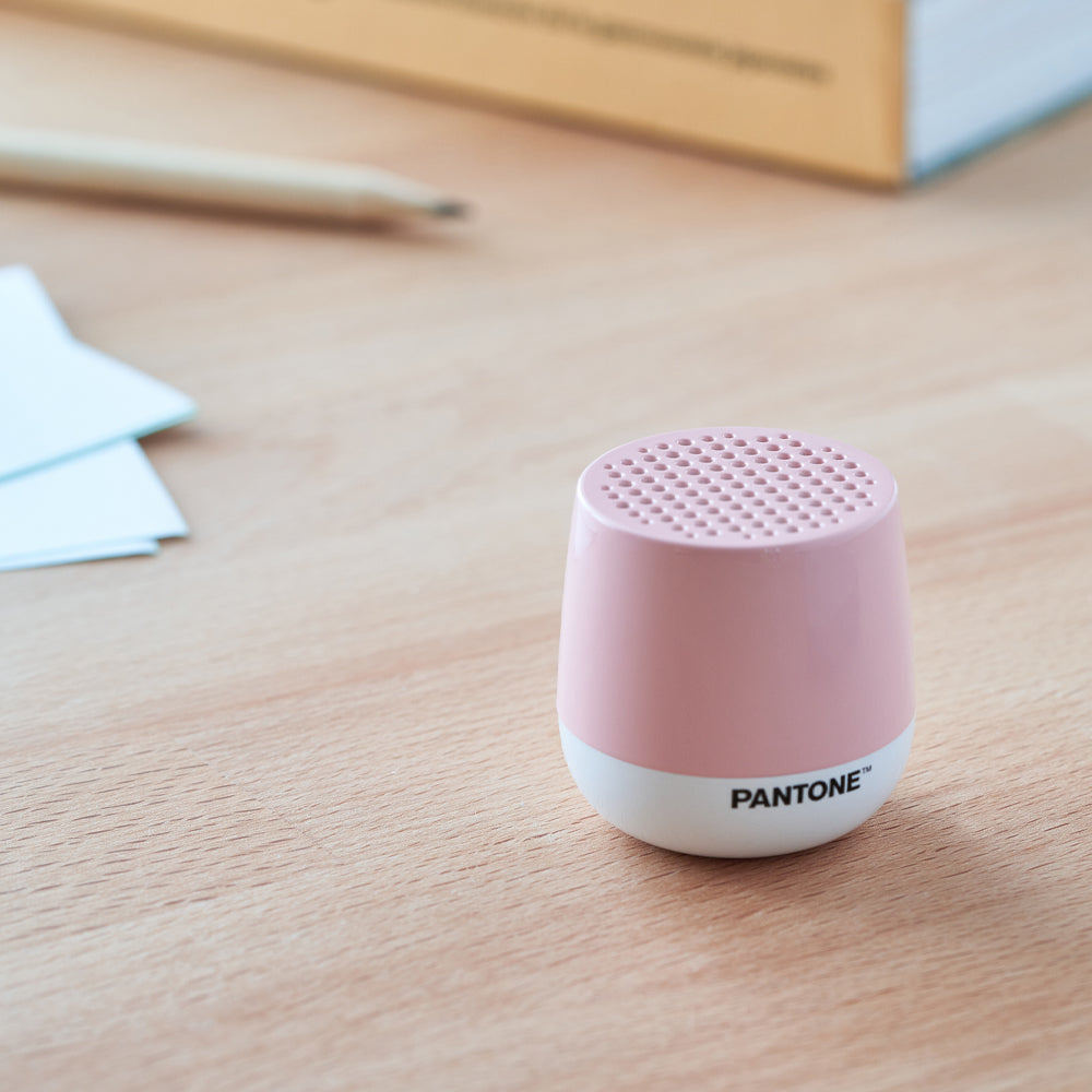 Lexon Mino+ Mini Bluetooth Speaker PANTONE - Rose Pink V398-LD-LA125PT-LP