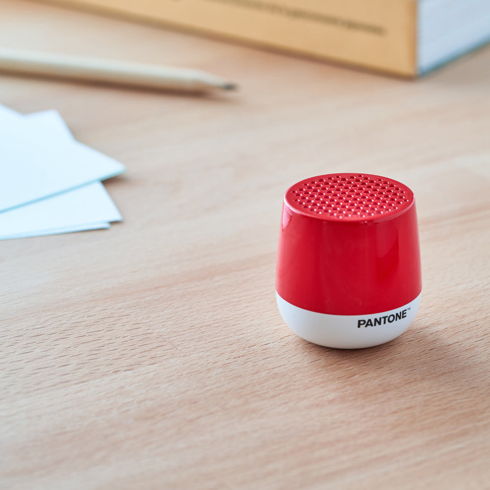 Lexon Mino+ Mini Bluetooth Speaker PANTONE - 2035 Red V398-LD-LA125PT-R