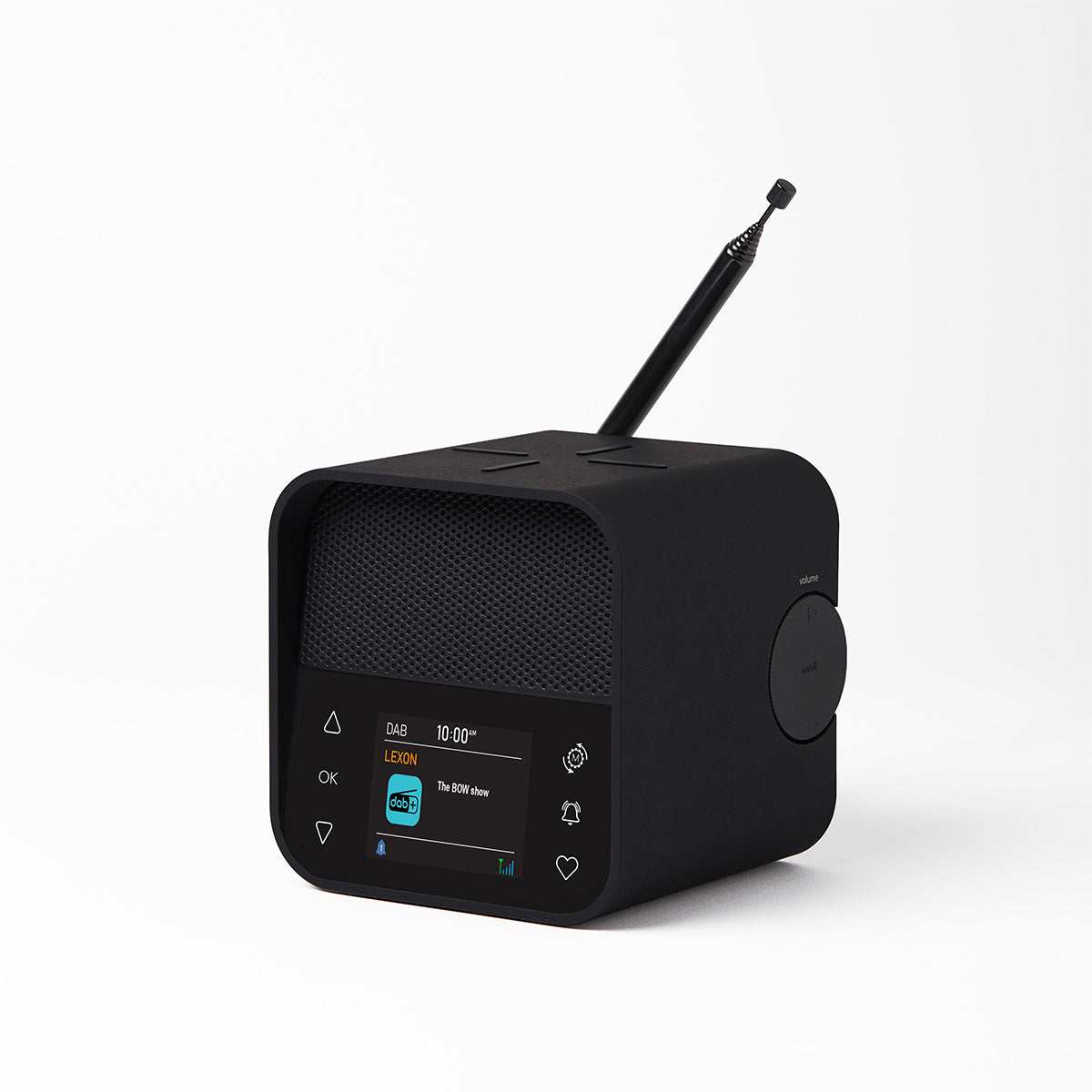 Lexon Oslo Dab & Fm Alarm Clock Radio / Bluetooth Speaker / Wireless Charger - Black V398-LD-LA130N
