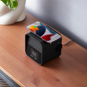 Lexon Oslo Dab & Fm Alarm Clock Radio / Bluetooth Speaker / Wireless Charger - Black V398-LD-LA130N