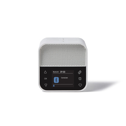 Lexon Oslo Dab & Fm Alarm Clock Radio / Bluetooth Speaker / Wireless Charger - White V398-LD-LA130W