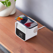 Lexon Oslo Dab & Fm Alarm Clock Radio / Bluetooth Speaker / Wireless Charger - White V398-LD-LA130W