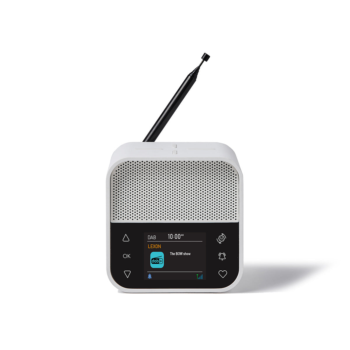 Lexon Oslo Dab & Fm Alarm Clock Radio / Bluetooth Speaker / Wireless Charger - White V398-LD-LA130W