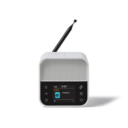 Lexon Oslo Dab & Fm Alarm Clock Radio / Bluetooth Speaker / Wireless Charger - White V398-LD-LA130W