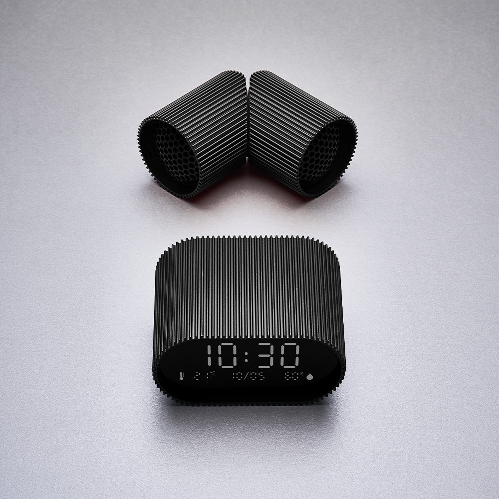 Lexon Ray Set Of Magnetic Bluetooth Speakers - Black V398-LD-LA132MN3