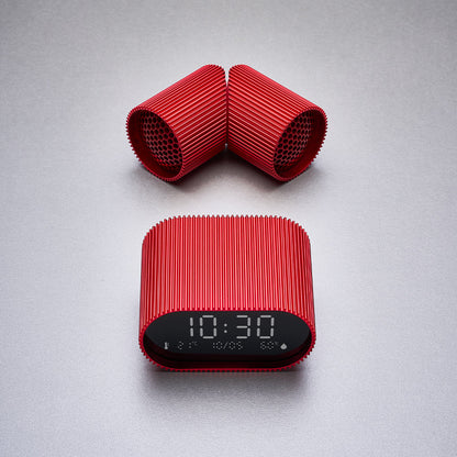 Lexon Ray Set Of Magnetic Bluetooth Speakers - Red V398-LD-LA132SR3