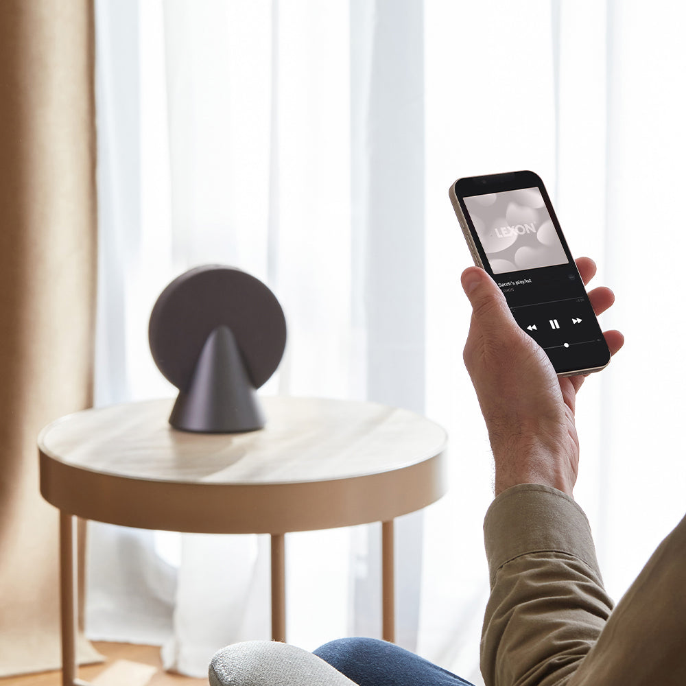Lexon Conic 360 Bluetooth Speaker - Grey V398-LD-LA133PG3