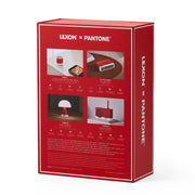 Lexon GIFT Set PANTONE - Includes Mino+ Mini Speaker, Flip Classic Clock, Mina M Lamp, Thykho 3 Speaker - V398-LD-LBPT01-R