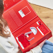 Lexon GIFT Set PANTONE - Includes Mino+ Mini Speaker, Flip Classic Clock, Mina M Lamp, Thykho 3 Speaker - V398-LD-LBPT01-R