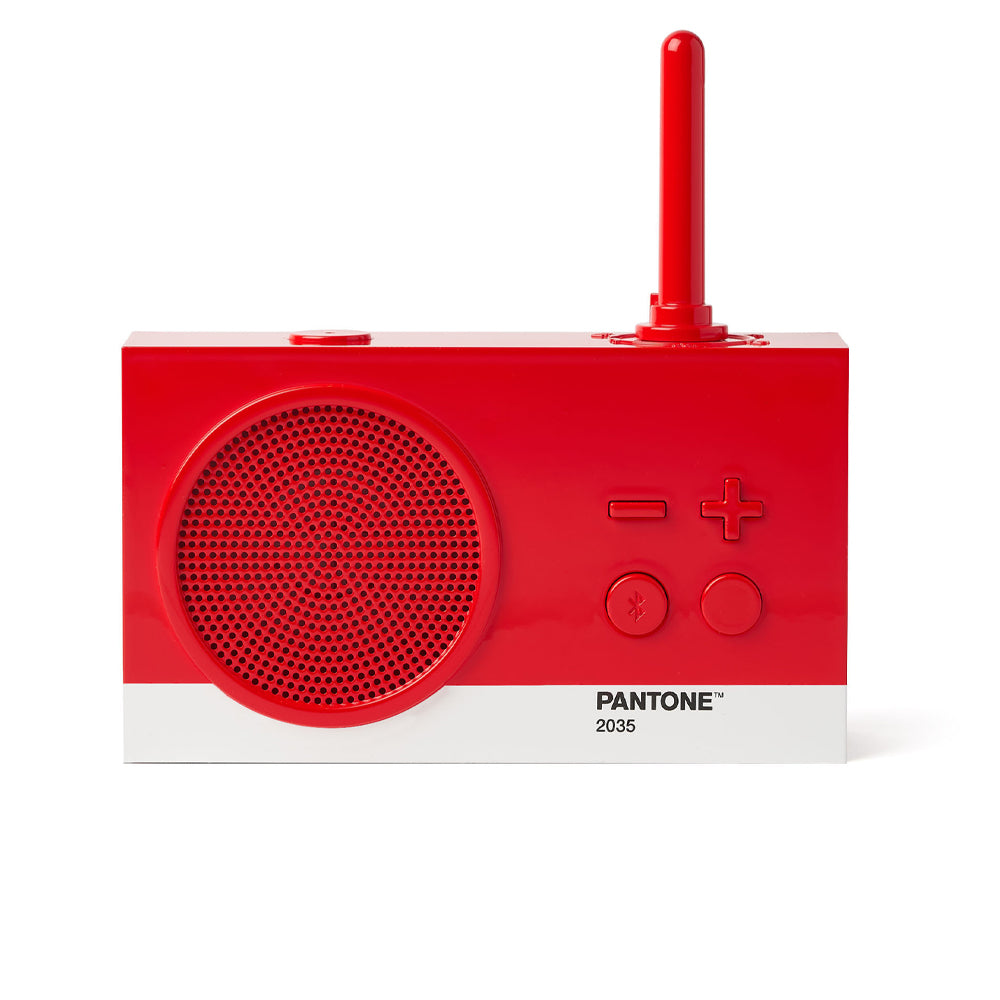 Lexon GIFT Set PANTONE - Includes Mino+ Mini Speaker, Flip Classic Clock, Mina M Lamp, Thykho 3 Speaker - V398-LD-LBPT01-R