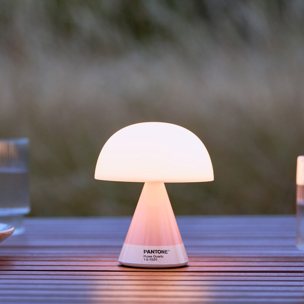 Lexon Mina M Medium Portable Led Lamp PANTONE - Rose Pink V398-LD-LH64PT-LP