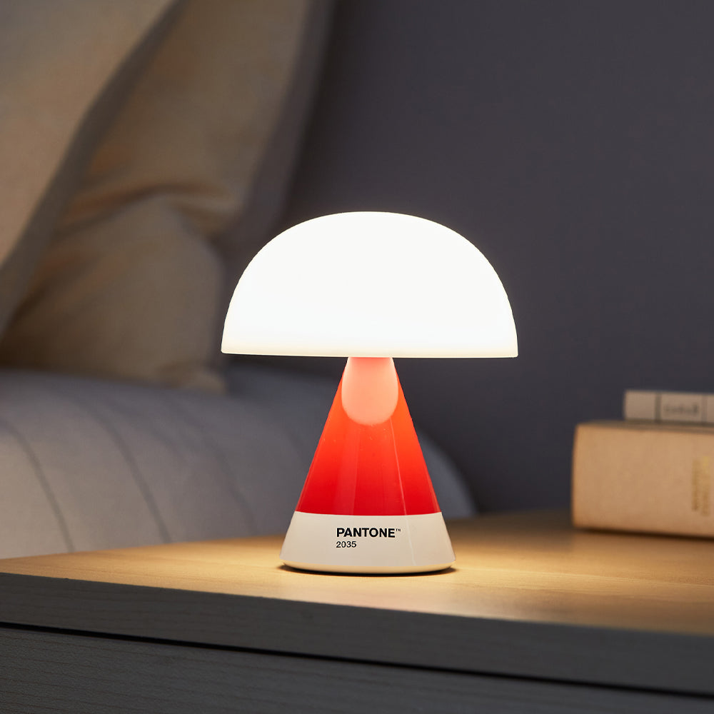 Lexon Mina M Medium Portable Led Lamp PANTONE -2035 Red V398-LD-LH64PT-R