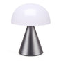 Lexon Mina L Large Portable Led Lamp - Gunmetal V398-LD-LH65MX