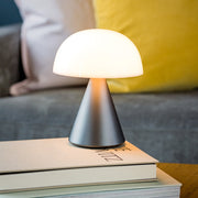 Lexon Mina L Large Portable Led Lamp - Gunmetal V398-LD-LH65MX