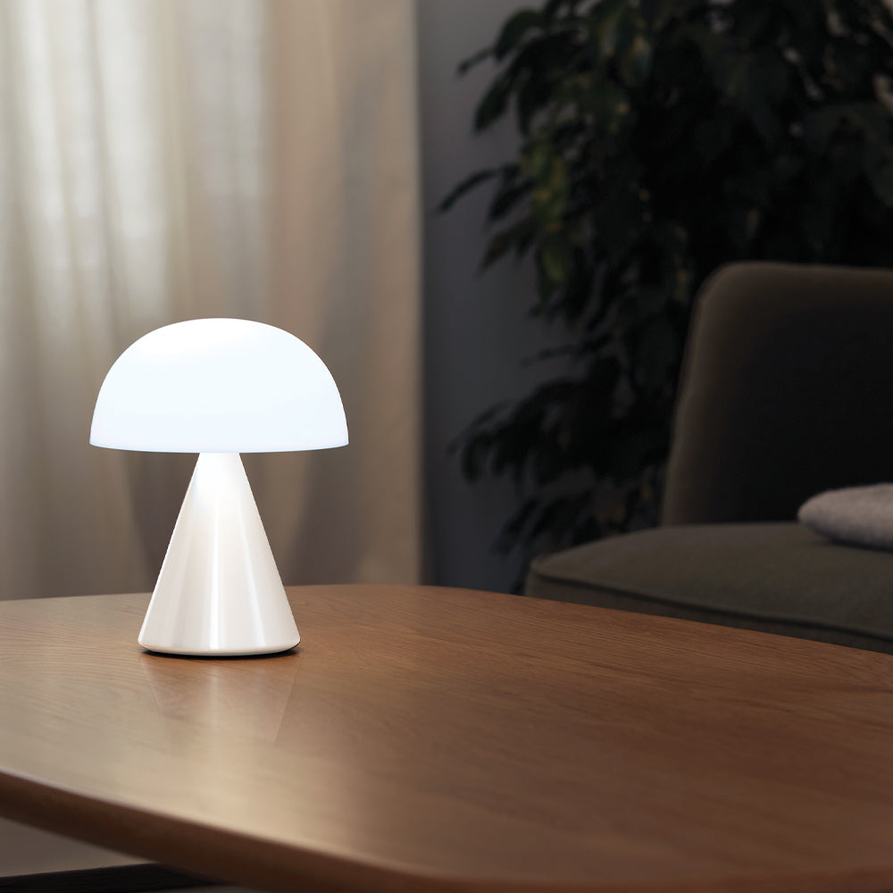 Lexon Mina L Large Portable Led Lamp - White V398-LD-LH65WG
