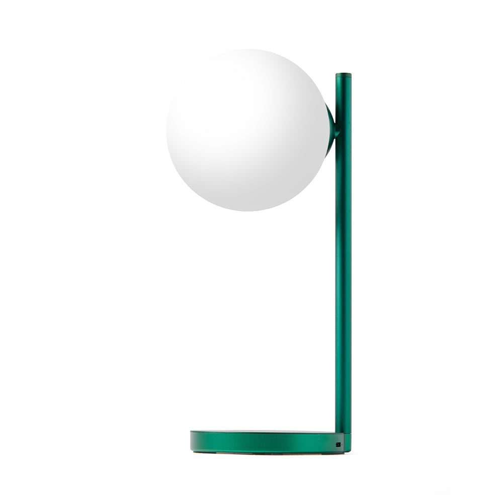 Lexon Bubble Desk Lamp With Built-In Wireless Charger - Green V398-LD-LH70DG1