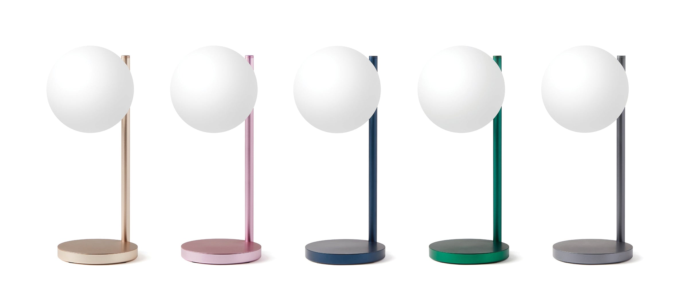 Lexon Bubble Desk Lamp With Built-In Wireless Charger - Pink V398-LD-LH70LP