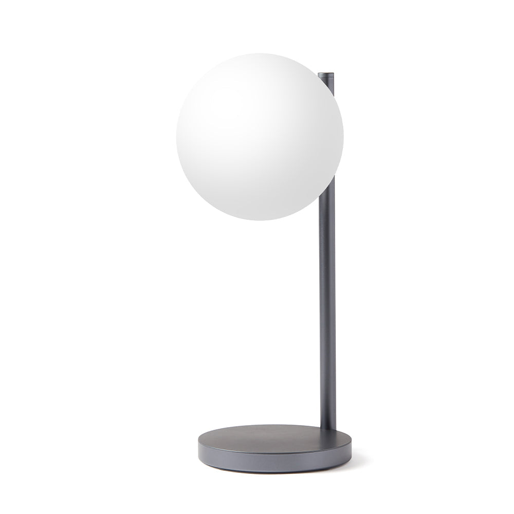 Lexon Bubble Desk Lamp With Built-In Wireless Charger - Gunmetal V398-LD-LH70X