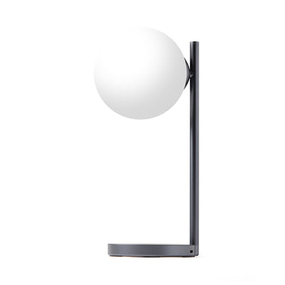 Lexon Bubble Desk Lamp With Built-In Wireless Charger - Gunmetal V398-LD-LH70X