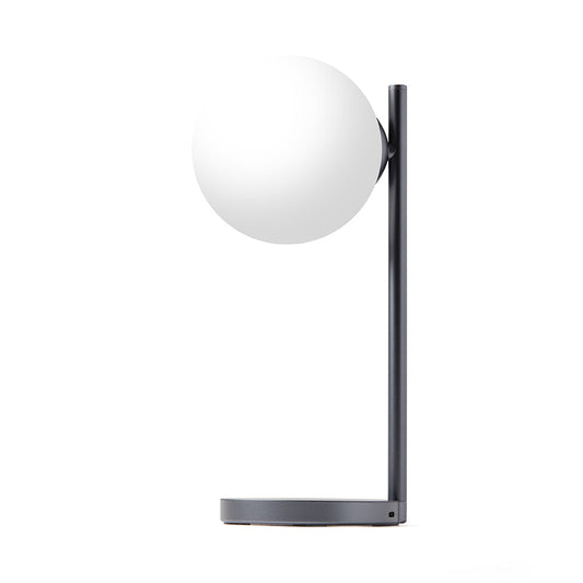 Lexon Bubble Desk Lamp With Built-In Wireless Charger - Gunmetal V398-LD-LH70X