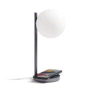 Lexon Bubble Desk Lamp With Built-In Wireless Charger - Gunmetal V398-LD-LH70X