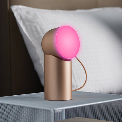Lexon Orbe Portable Led Lamp With Moving Head - Gold V398-LD-LH88D