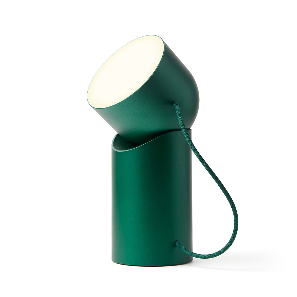 Lexon Orbe Portable Led Lamp With Moving Head - Green V398-LD-LH88DG1