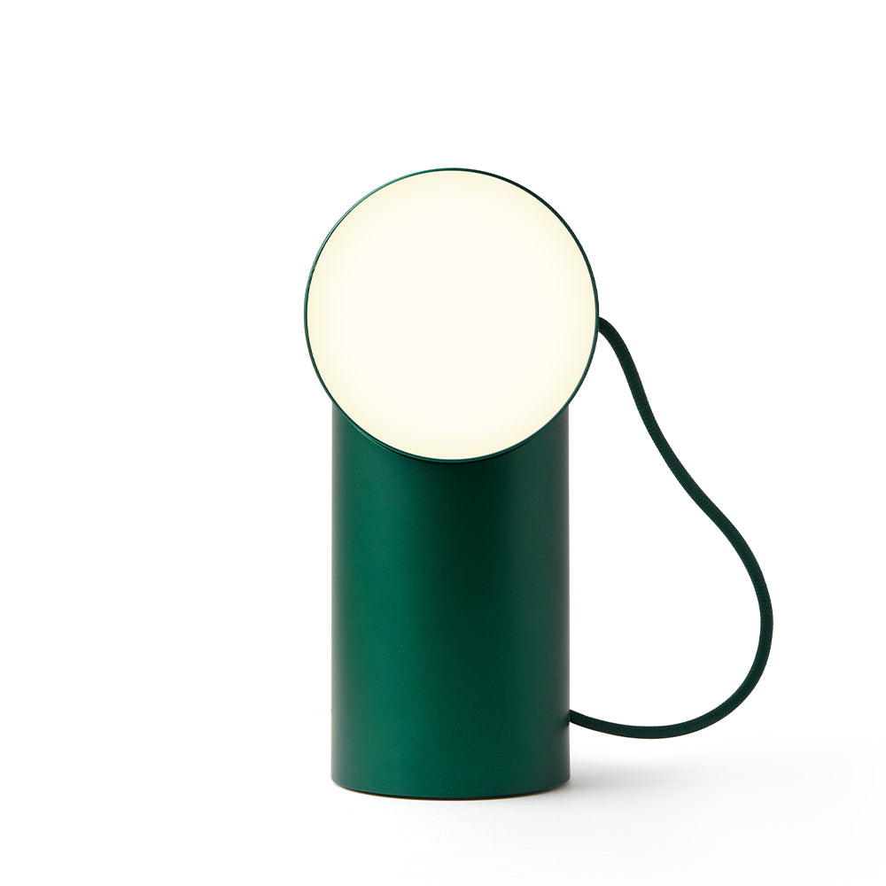 Lexon Orbe Portable Led Lamp With Moving Head - Green V398-LD-LH88DG1