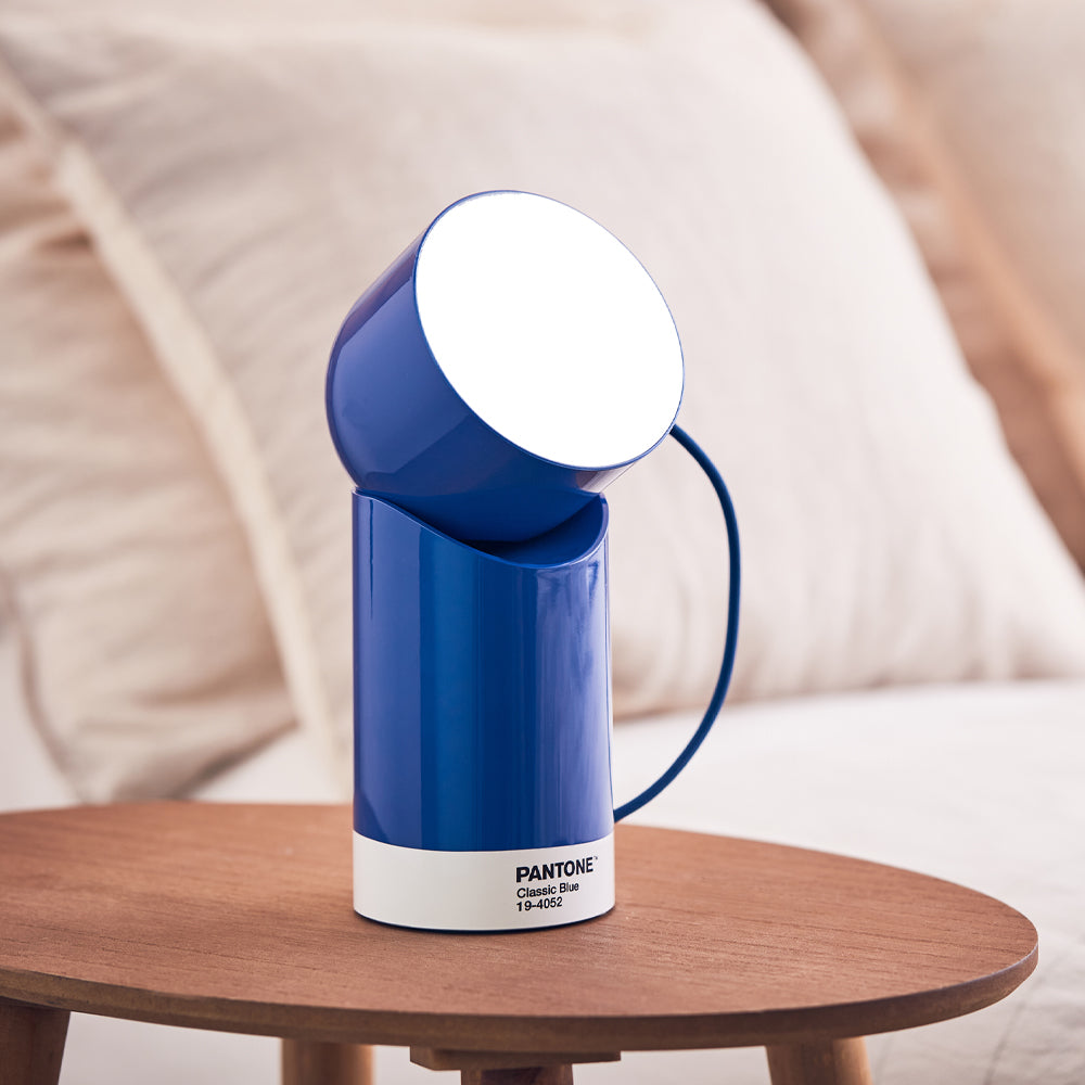 Lexon Orbe Portable Led Lamp With Moving Head PANTONE - Classic Blue V398-LD-LH88PT-B