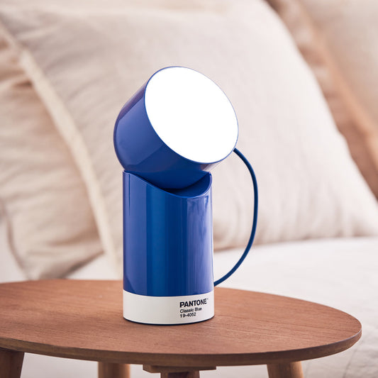 Lexon Orbe Portable Led Lamp With Moving Head PANTONE - Classic Blue V398-LD-LH88PT-B