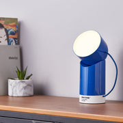 Lexon Orbe Portable Led Lamp With Moving Head PANTONE - Classic Blue V398-LD-LH88PT-B