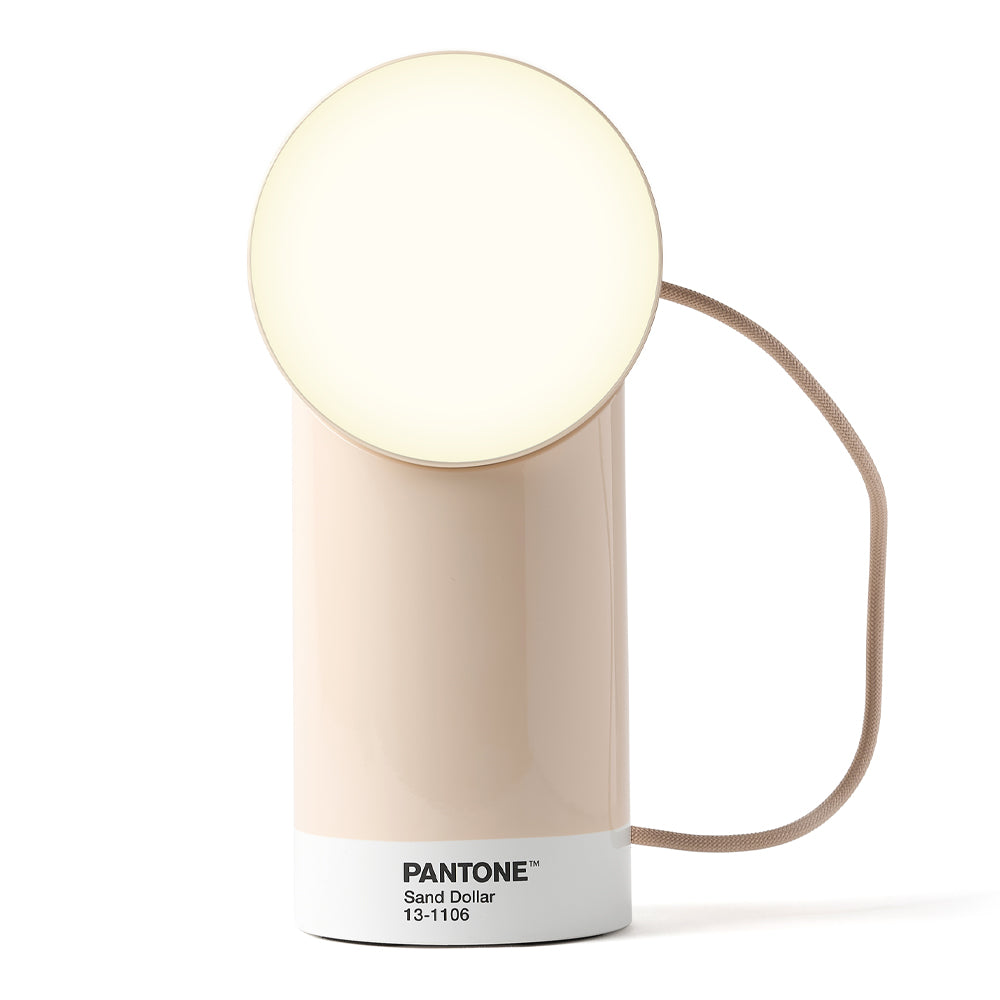 Lexon Orbe Portable Led Lamp With Moving Head PANTONE - Sand V398-LD-LH88PT-S