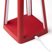 Lexon Lantern Portable Lamp With Built-In Wireless Charger - Red V398-LD-LH94DR