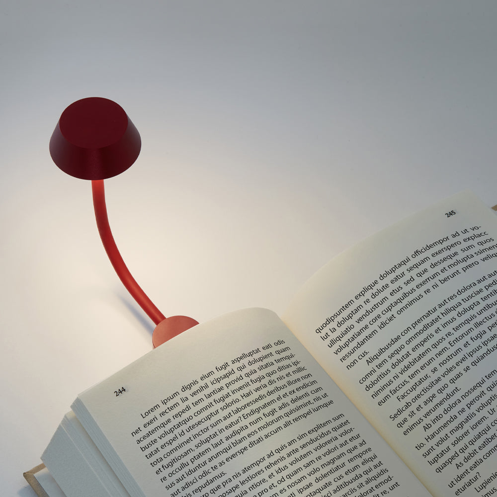 Lexon Mimi Flexible LED Lamp - Dark Red V398-LD-LH99DR