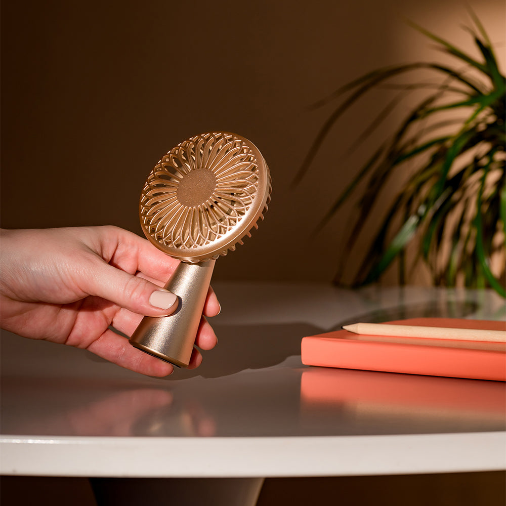 Lexon Wino Mini Portable Fan - Gold V398-LD-LL134D