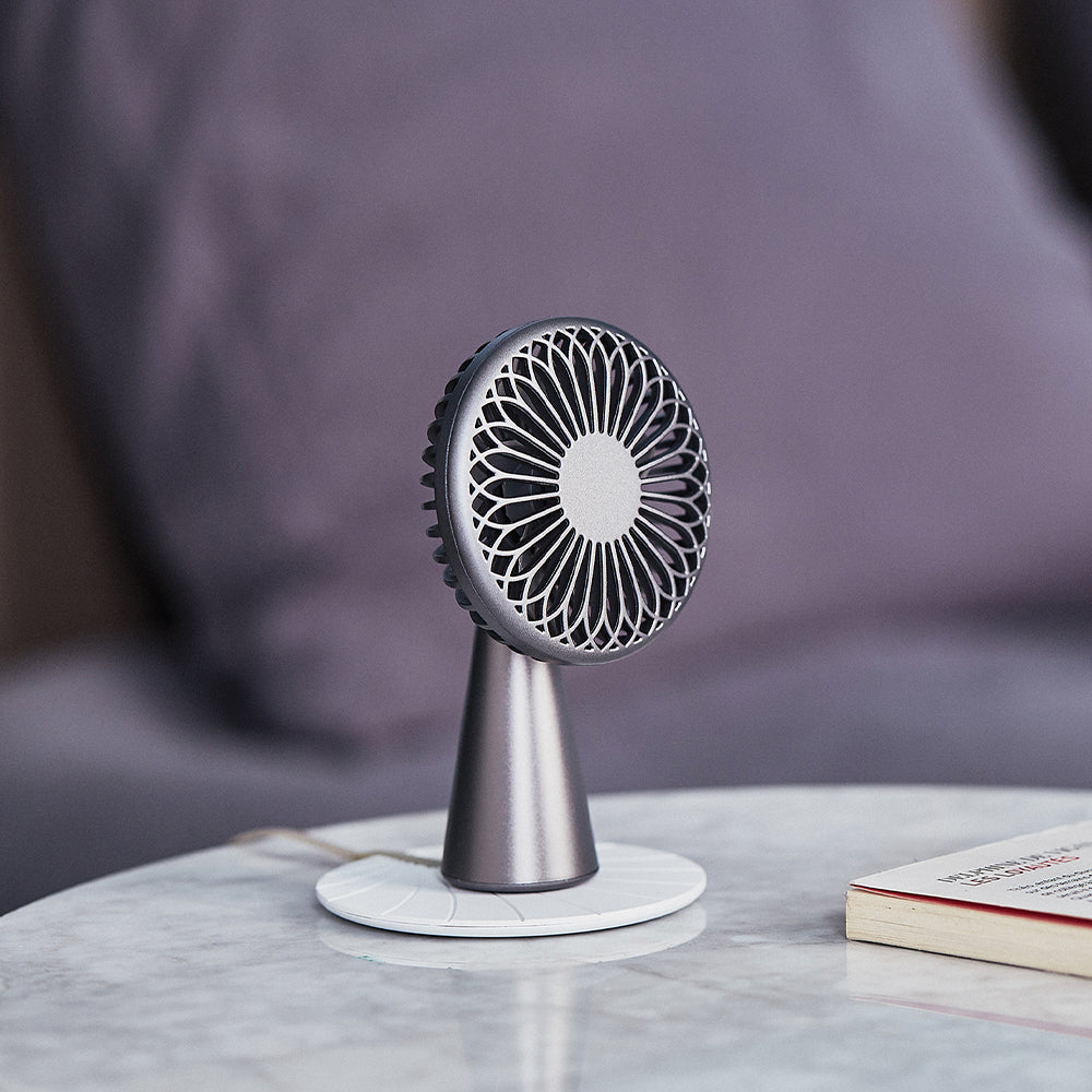 Lexon Wino Mini Portable Fan - Gunmetal V398-LD-LL134X