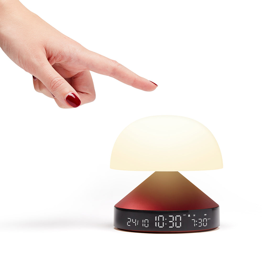 Lexon Mina Sunrise Sunrise Alarm Clock - Red V398-LD-LR153DR