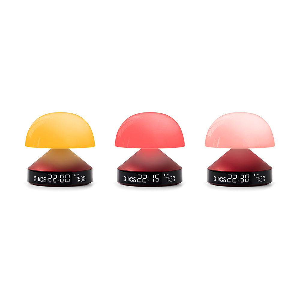 Lexon Mina Sunrise Sunrise Alarm Clock - Red V398-LD-LR153DR