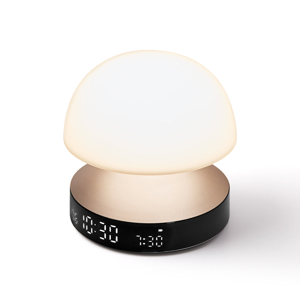Lexon Mina Sunrise Sunrise Alarm Clock - Gold V398-LD-LR153MD