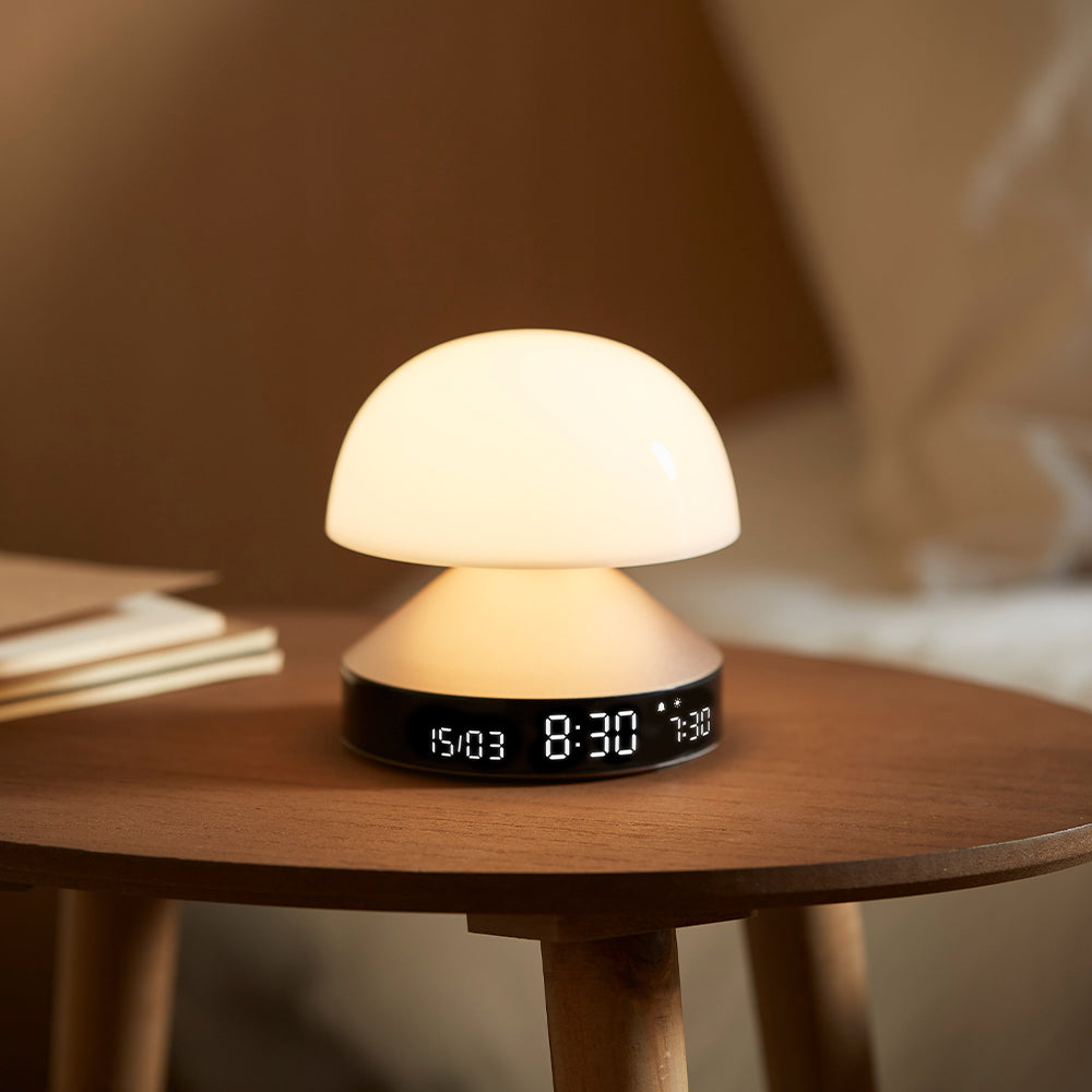 Lexon Mina Sunrise Sunrise Alarm Clock - Gold V398-LD-LR153MD