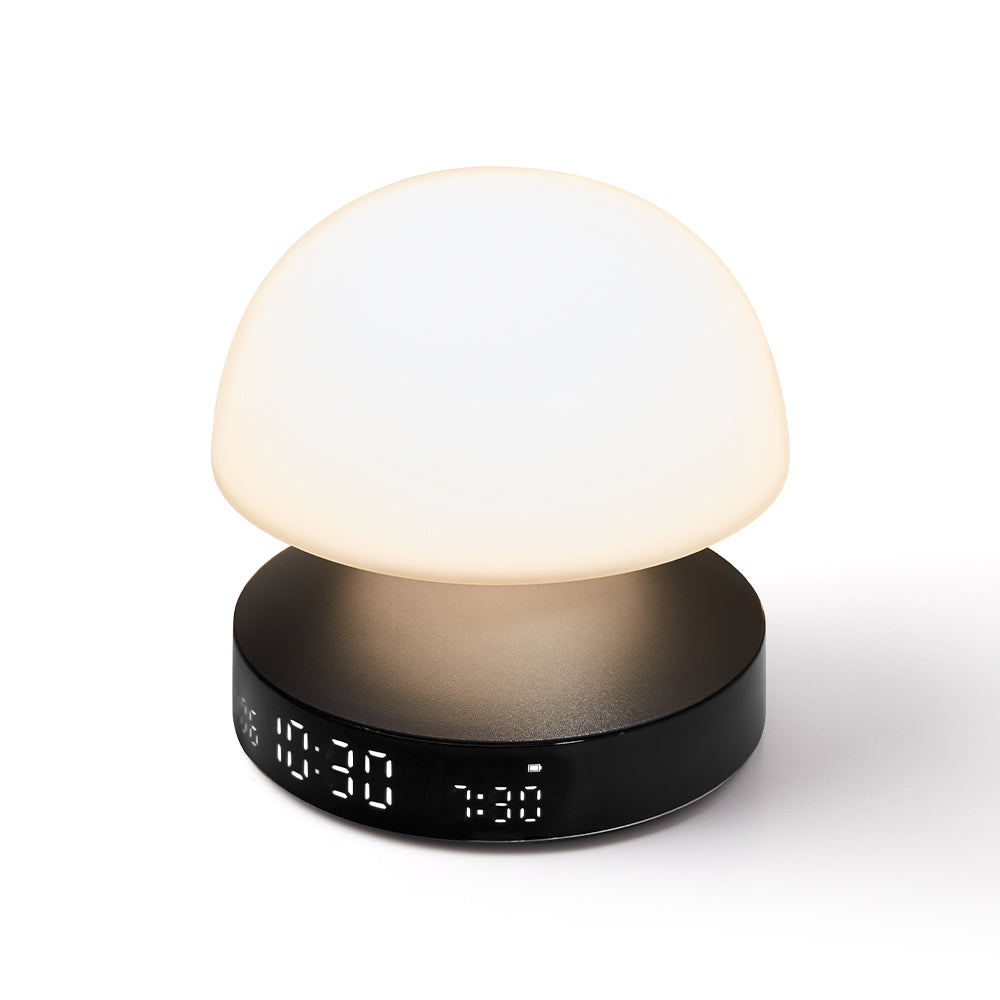 Lexon Mina Sunrise Sunrise Alarm Clock - Gunmetal V398-LD-LR153MX
