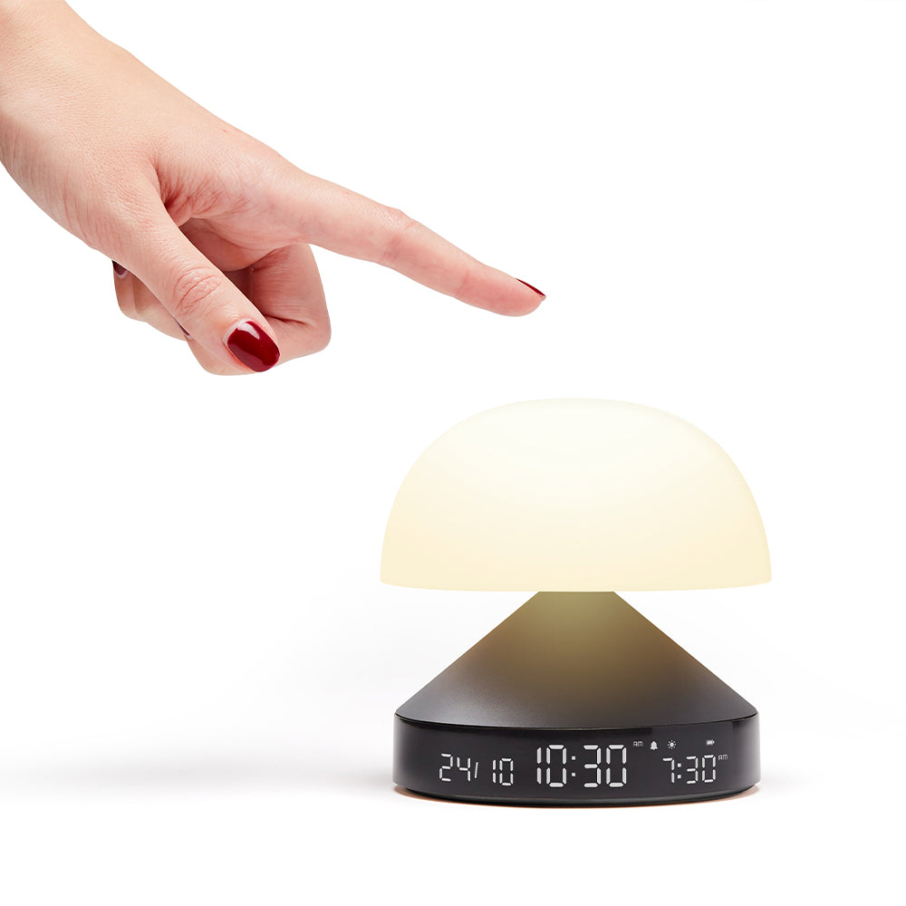 Lexon Mina Sunrise Sunrise Alarm Clock - Gunmetal V398-LD-LR153MX