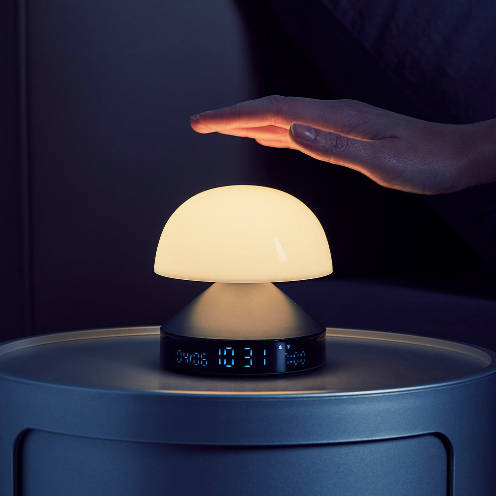 Lexon Mina Sunrise Sunrise Alarm Clock - Gunmetal V398-LD-LR153MX